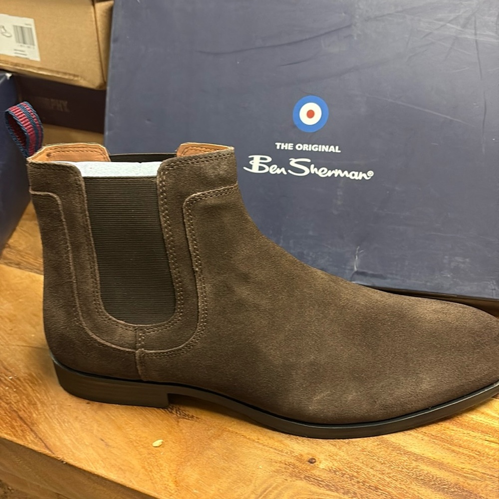 NIB Ben Sherman Monroe Brown, black size 11 D